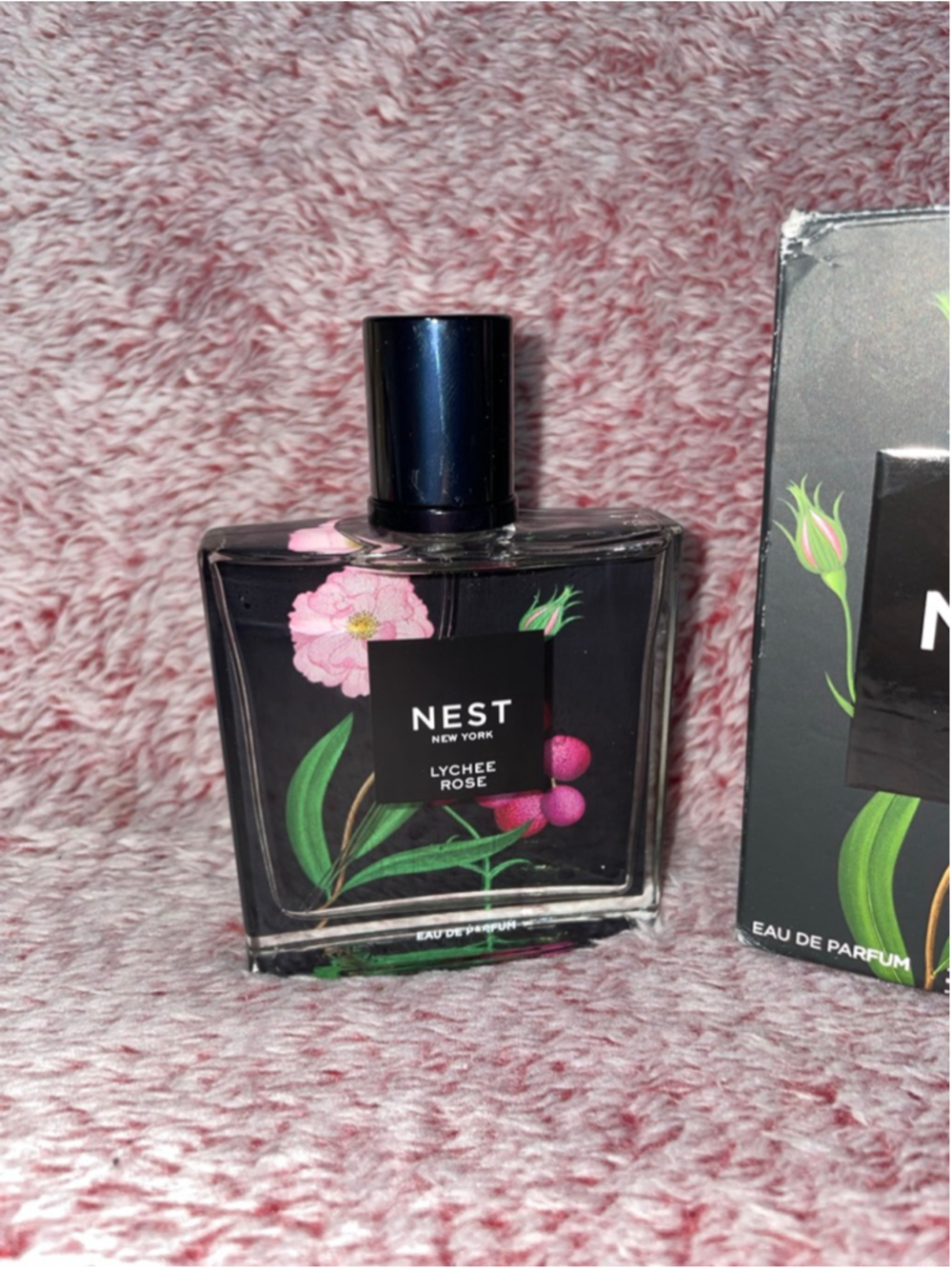 Women's NEST New York Lychee Rose Eau de Parfum 1.5 oz hBlack Pink - Picture 2 of 5
